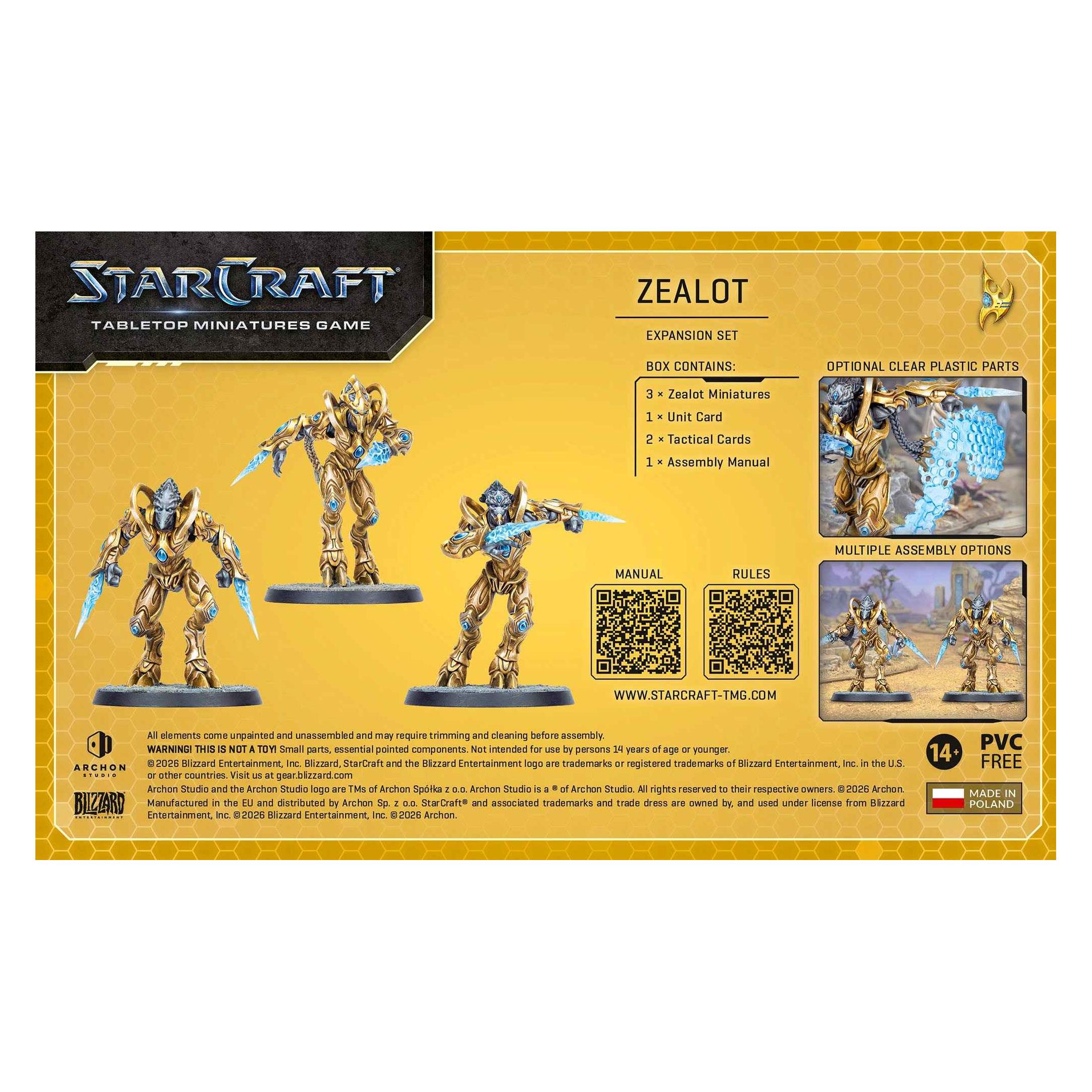 Archon Studio StarCraft Zealot - Protoss - Expansion Set (Kunststoff) (SCMG0017)