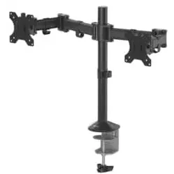 Fellowes Doppel-Monitorarm Reflex, höhenverstellbar, schwarz