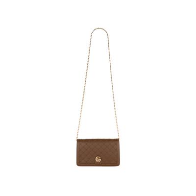 Geldbörse "QUEEN", Damen, braun, Lederimitat, GABRIELLA G BY GABRIELLA GUCCI, unifarben, Kleinlederwaren, Damen Geldbeutel, Portemonnaie mit edelem Schmuckelement