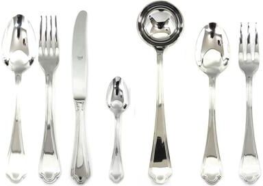 Mepra Leonardo Flatware Set - 51 Pieces - Stainless Steel