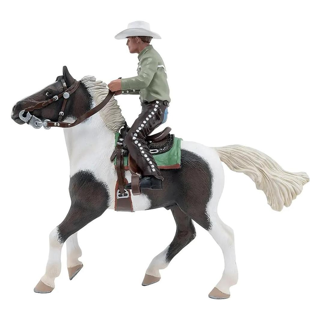 Papo Westernpferd mit seinem Reiter (49195528)