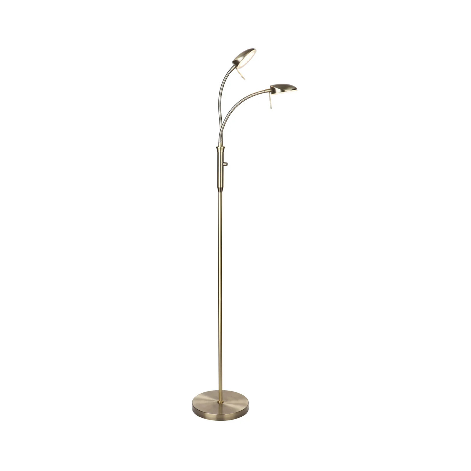 Halo Design VEGAS LED vloerlamp - Oud messing - 140 cm