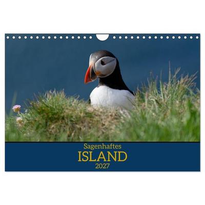 Sagenhaftes Island (Wandkalender 2027 DIN A4 quer), CALVENDO Monatskalender