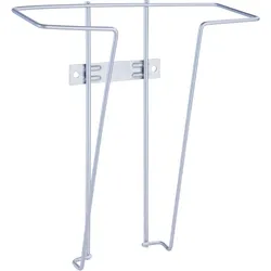 Wandprospekthalter JACKSON aus Draht, A4, silber, Fächer 1, Stahl