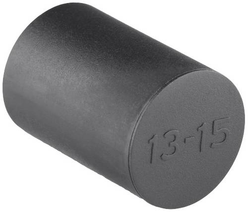 HellermannTyton VP_13-15_Blindplug-PL-BK Blindtülle halogenfrei Kunststoff Schwarz