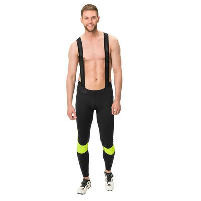 Fahrradhose VAUDE, Herren, Gr. L, N-Gr, schwarz (neon gelb), Obermaterial: 100% Polyester, Hosen Fahrradhose, für Erwachsene geeignet, aus Polyester