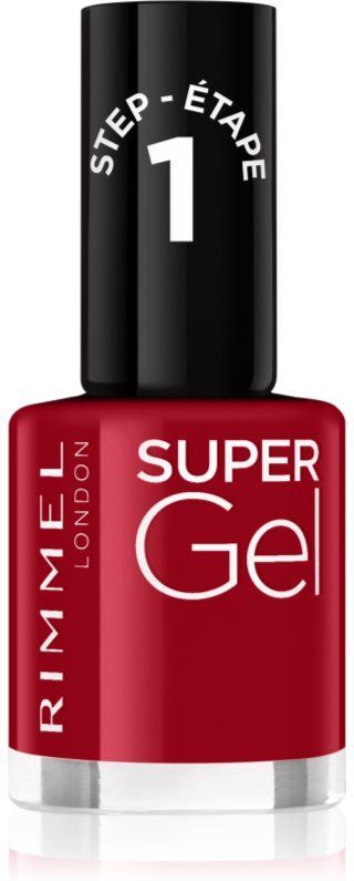 Rimmel Super Gel gel nail polish without UV/LED sealing shade 056 Sexy Santa 12 ml