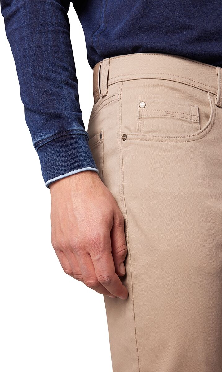 5-Pocket-Hose "RANDO", Herren, Gr. 31, Länge 32, grau (gargoyle), Web, Obermaterial: 98% Baumwolle, 2% Elasthan, PIONEER AUTHENTIC JEANS, unifarben, regular fit lang, Hosen 5-Pocket-Hose, im Five-Pocket Style gargoyle 31, Länge 32