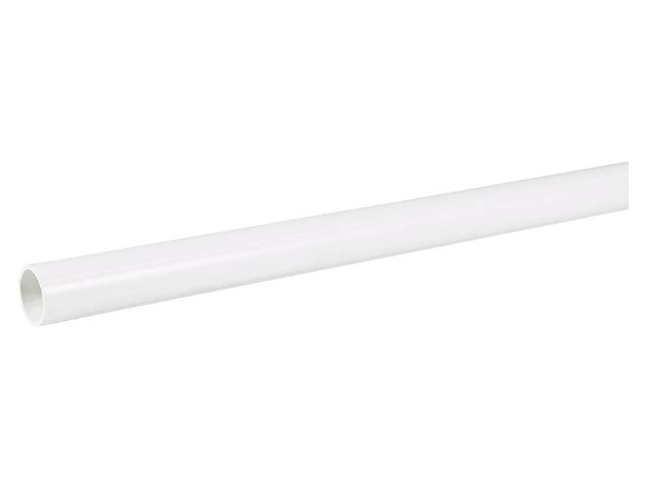 Alfer PVC-Rundrohr Weiss 1 m