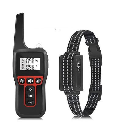 3300ft No Shock Hundetrainingshalsband Piepton vibrierender Haustiertrainer IPX7 wasserdichtes wiederaufladbares Haustiertrainingshalsband keine Zacken Ton- und Vibrationshalsband