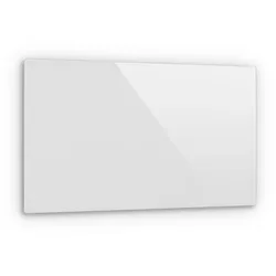 Klarstein Crystal Wall Infrarotheizung 100x60cm 600W Wochentimer IP20 weiß Weiß