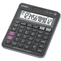 CASIO Tischrechner »MJ-120DPLUS« schwarz, 12.65x2.86x14.8 cm