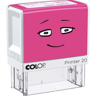 COLOP NIO School Motivations-Stempel, Versuch es noch einmal, Abdruckfarbe soft pink, 38 x 14mm