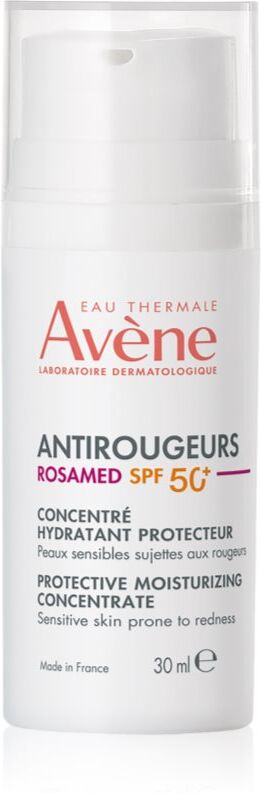 Avène Antirougeurs Rosamed Protective Moisturizing Concentrate konzentrierte Pflege gegen Hautrötungen SPF 50+ 30 ml