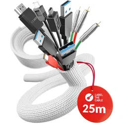 LTC CABLE TUBE 25 Weiß - 25 m