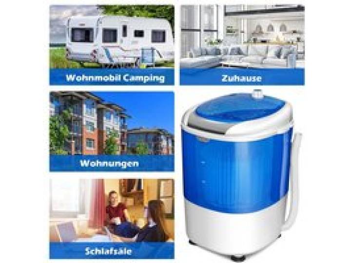 Compacte et légère pour laver le linge en petit espace mini machine à laver 2 en 1 pour voyage et appartement
