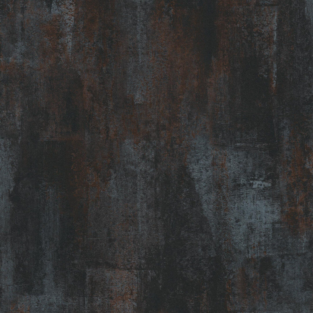 Abigail Ahern Oxidized Opulence 10m x 52cm Textured Matte Wallpaper Roll Blue 10,000cm L