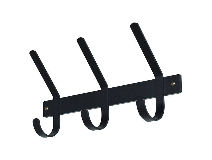 Porte-manteau mural Dexter 40cm Noir/Noir