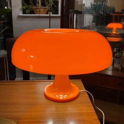 Uplift Essentials Modern Minimalist Mushroom Table Lamp For Bedroom And Living Room orange us