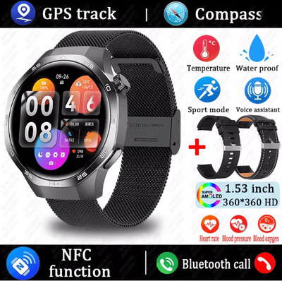 Inspire Essentials Watch 5 MAX AMOLED GPS Smart Watch With Bluetooth Calling And NFC i