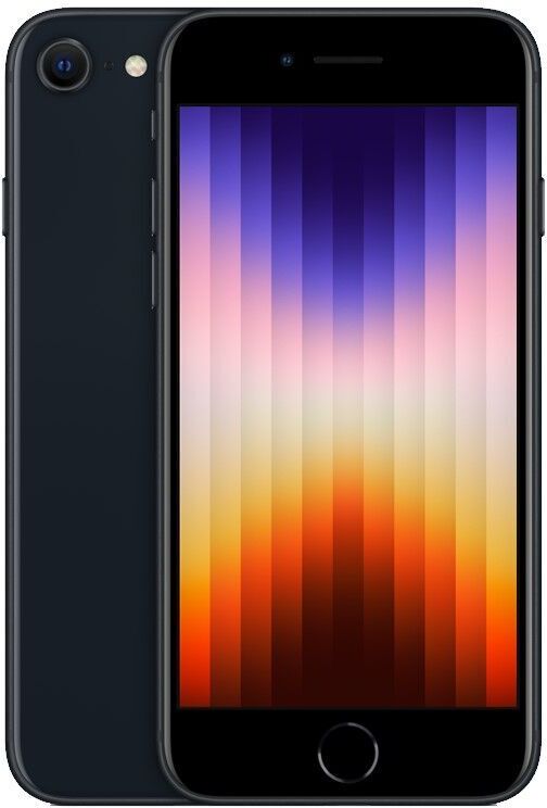 Apple iPhone SE (2022)   256 GB   Dual-SIM (eSIM, Nano-SIM)   Midnight - Refurbished