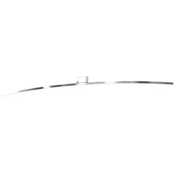 Top light Toplight Curved Wandleuchte mit integrierter LED, verchromte Metallstruktur, modernes Design 90x7x16cm 15W