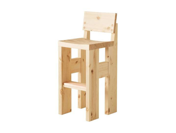 Vaarnii 001 Bar Stool Barhocker Matt geölte Kiefer, 75 cm