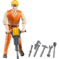 60020 Bauarbeiter mit Zubehör, Spielfigur