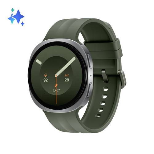 Samsung Galaxy Watch9 SM-L350 44 mm, Sil Smartwatch Grün