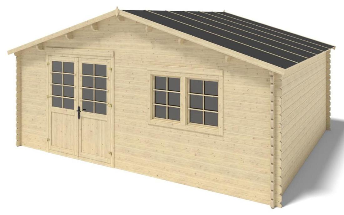 Gartenhaus, Gerätehaus 30m2 - 6x5m - 40mm