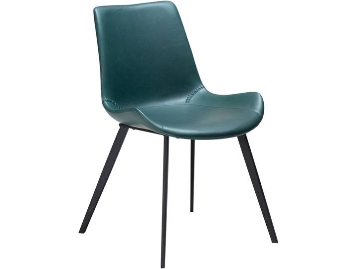 DAN-FORM Stuhl 2er-Set Hype green Kunstleder