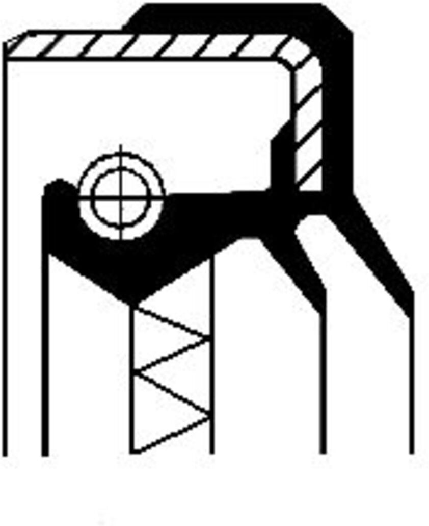 Wellendichtring, Automatikgetriebe CORTECO 49490546