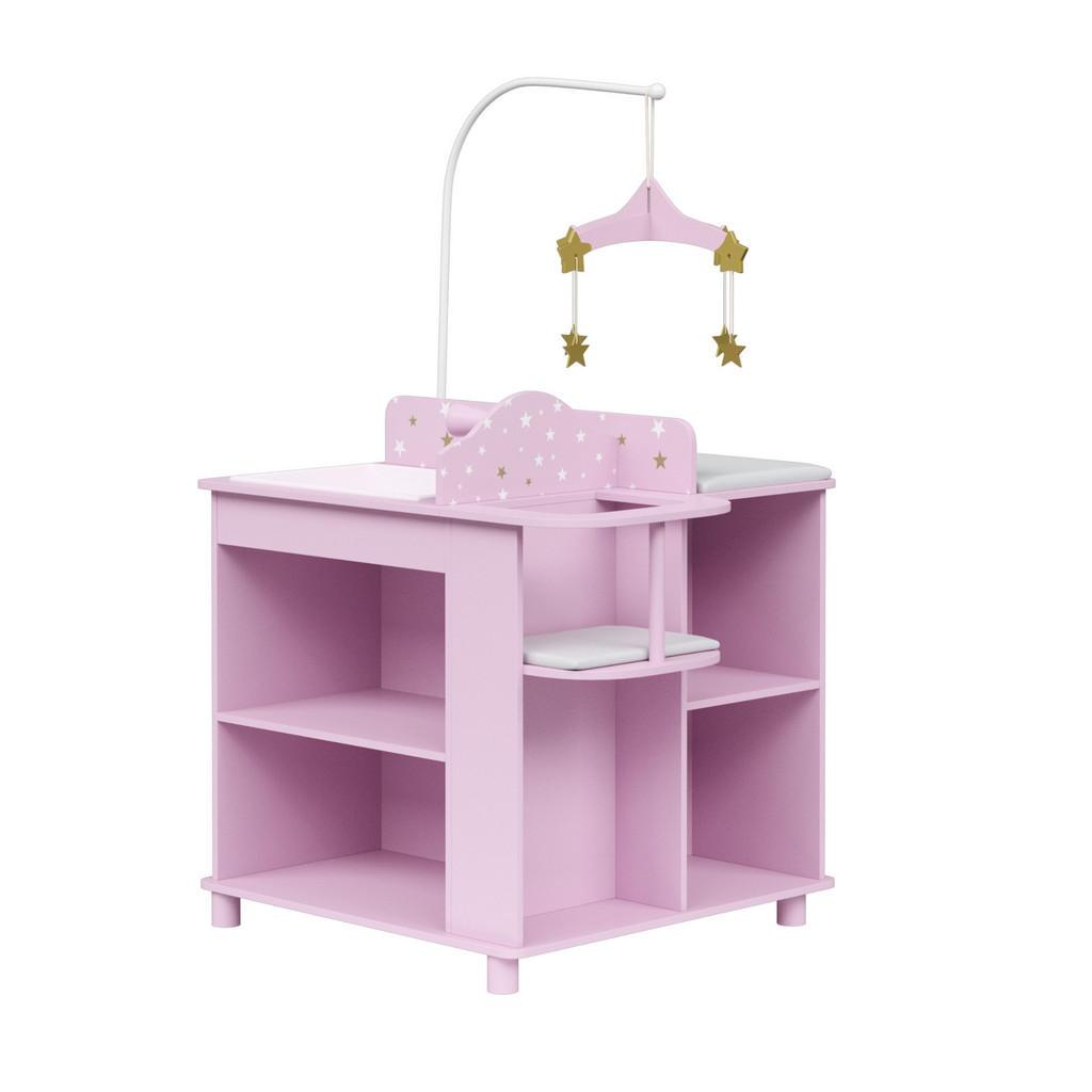 Teamson Kids Puppen, Pink, Holzwerkstoff, Spiel/Spielzeug, Freiform, 48x98x58 cm, Spielzeug, Kinderspielzeug, Puppen & Puppenzubehör, Puppenzubehör