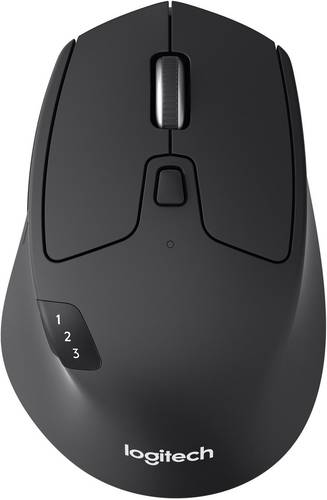 Logitech M720 Triathlon Maus Bluetooth, Funk Optisch Schwarz 8 Tasten 1000 dpi