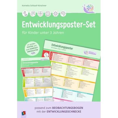 Entwicklungsposter-Set für Kinder unter 3 Jahren
