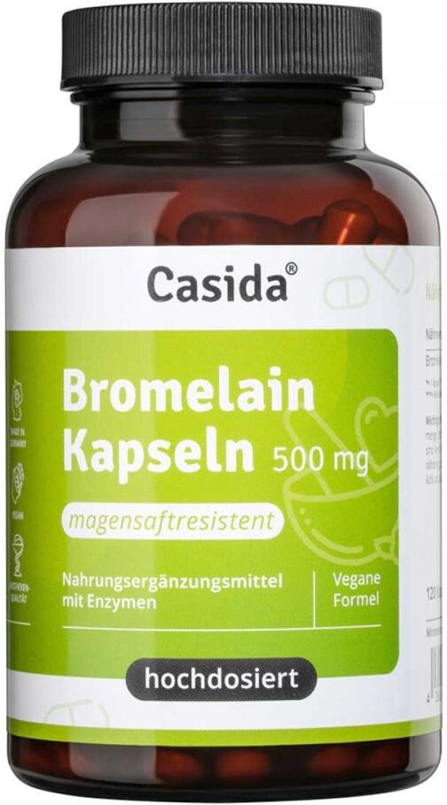 Casida Bromelain Kapseln 500 mg hochdosiert magensaftresistent 120stk