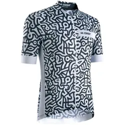 Gist, Herren, Velotrikot, Paint (XXL), Weiss, Schwarz, XXL