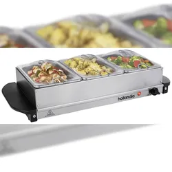 Tristar BP-6283 BP-6283 Buffet Servierer Edelstahl