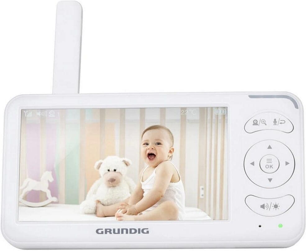 Video-Babyphone GRUNDIG "5" Baby Monitor", Baby, weiss (weiß), Babyphones Video-Babyphone weiß Einheitsgröße