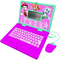 Lexibook Lern-Laptop Paw Patrol DE/ENG mit 124 Aktivitäten Rosa (Deutsch, Englisch, 4 - 7 Jahre)