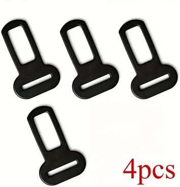 Quick Pick Pro Heavy Duty Pet Seat Belt Adapter Metal Dog Seat Belt Clip For Cars & Trucks black 4pcs