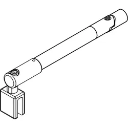 HSK Ersatzteile Stabilisationsbügel komplett, Edelstahllook, E100320-15-90 E100320-15-90