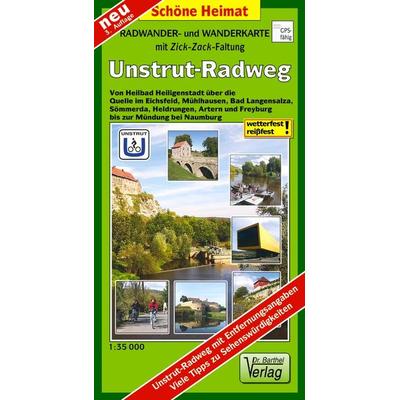 Radwander- und Wanderkarte Unstrut-Radweg, Sonstige von Verlag Barthel, Barthel, A, 978-3-89591-215-3