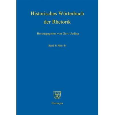 Rhet - St, Gebundene Ausgabe von , De Gruyter, 978-3-484-68108-8