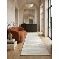 Läufer Pflegeleicht Creme 80x300 cm - CETINA   Kadima Design