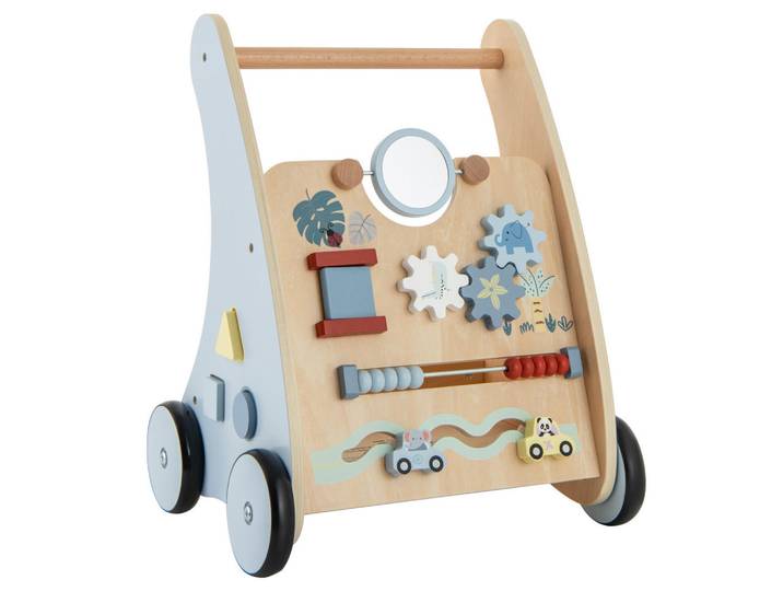 Costway Baby-Lauflernhilfe blau, Blau, 35x46x31 cm, Spielzeug, Babyspielzeug, Lauflernwagen