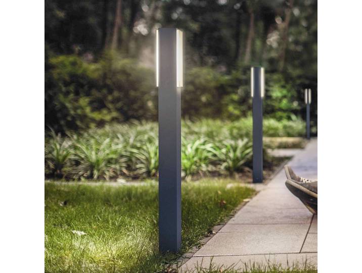 Philips LED Wegeleuchte Stratosphere, schwarz, Aluminium, Modern