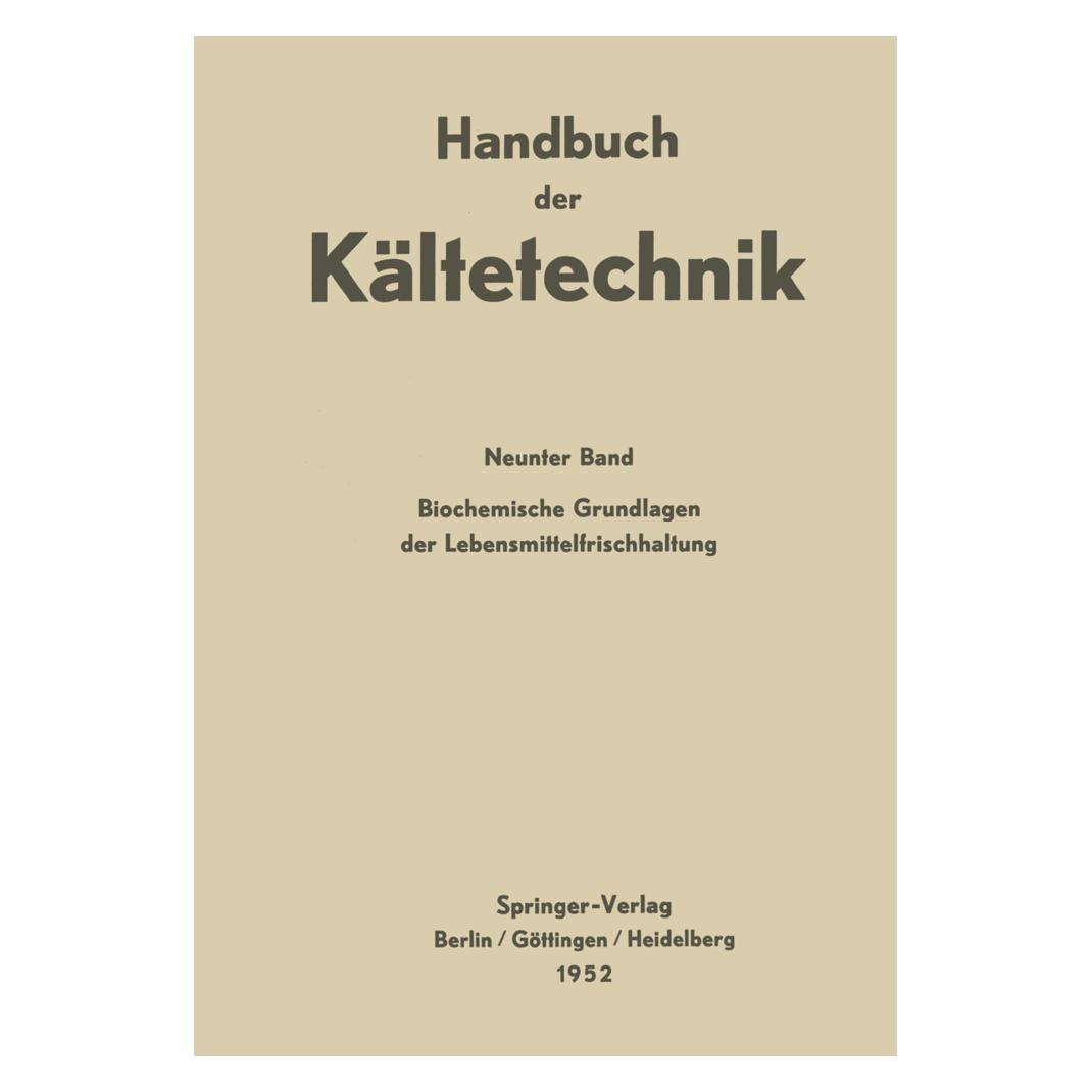 Springer Biochemische Grundlagen der Lebensmittelfrischhaltung (Deutsch, Softcover) (35147307)