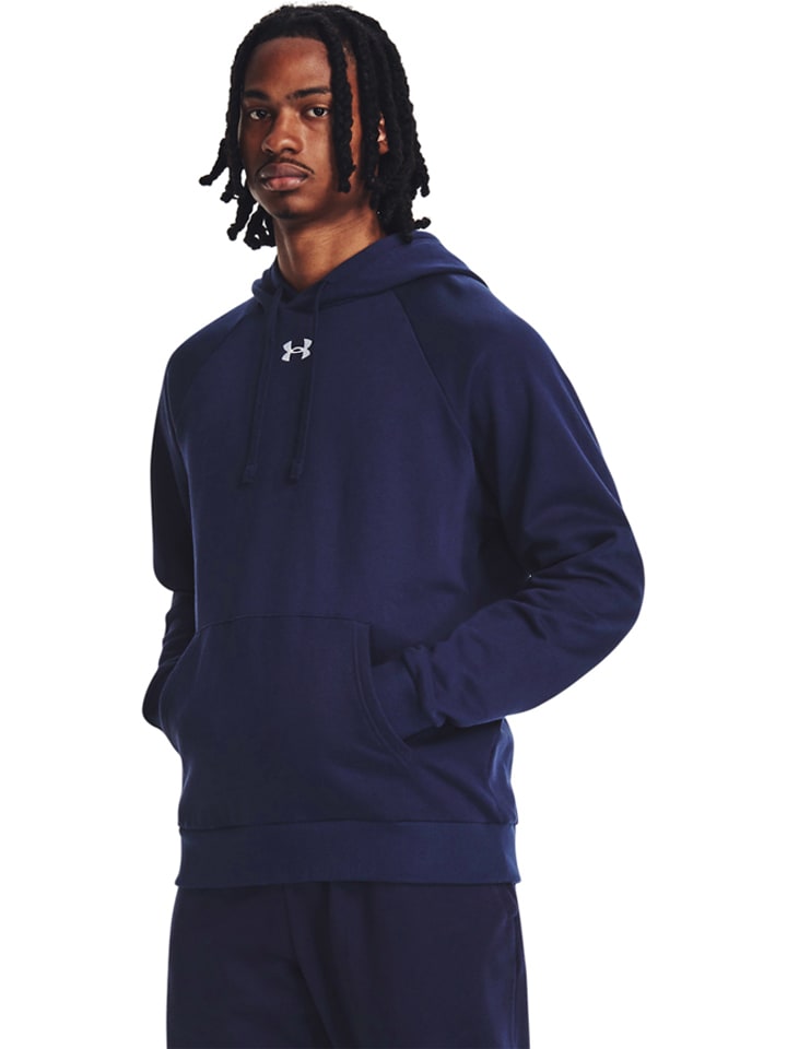 Under Armour Hoodie "Rival" in Dunkelblau - XL
