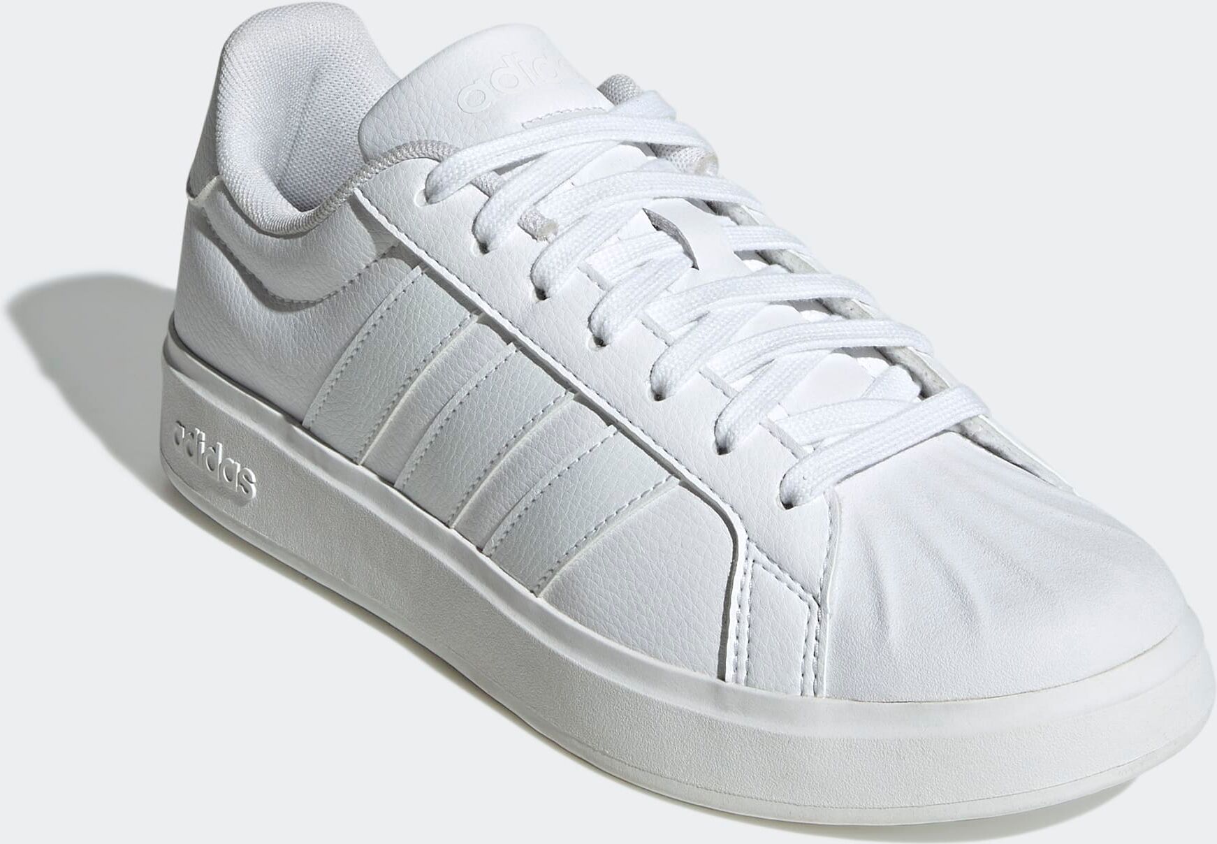 Sneaker ADIDAS SPORTSWEAR "STREETTALK", Damen, Gr. 38, ftwwht, ftwwht, cweiß, Synthetik, Schuhe Sneaker, inspiriert vom Design des adidas Superstar ftwwht, ftwwht, cweiß 38